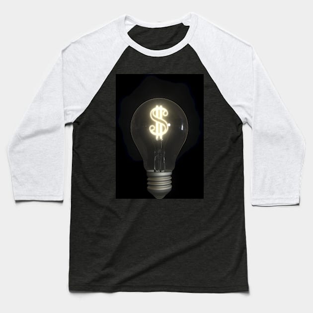 earning money Baseball T-Shirt by Grapdega